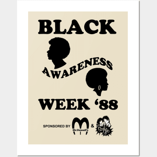 Black Awareness Week '88 Posters and Art